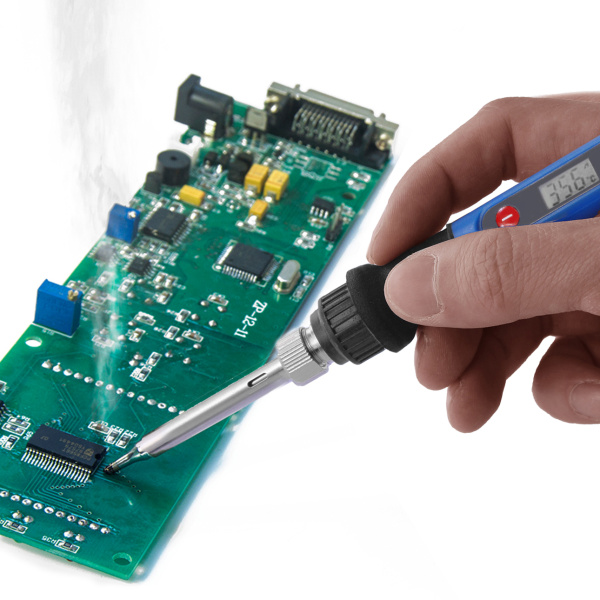 Паяльник с цифровым регулятором температуры МЕГЕОН 00180 купить по низкой цене | МАКСПРОФИТ