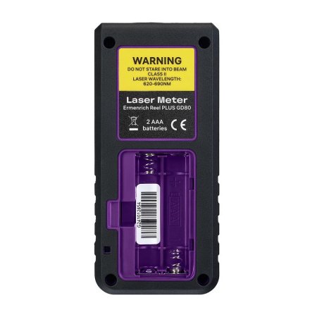 Лазерная рулетка Ermenrich Reel PLUS GD80, фиолетовый купить по низкой цене | МАКСПРОФИТ