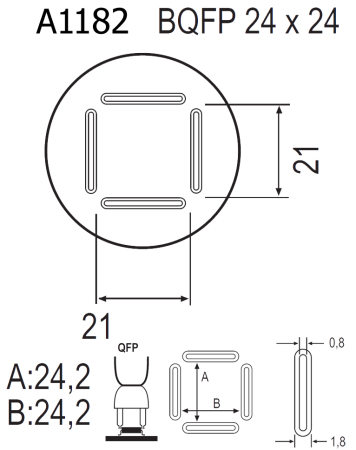 Насадка Quick A1182 купить по низкой цене | МАКСПРОФИТ