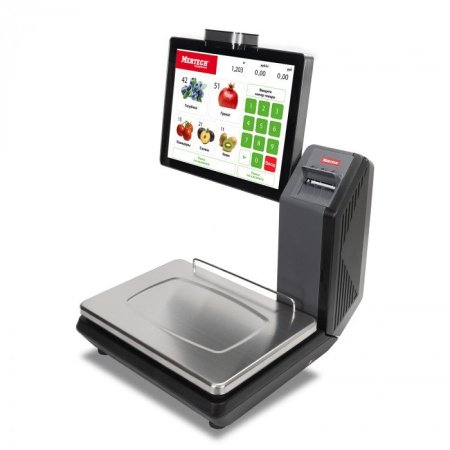 Весы с печатью этикеток M-ER 725 PM-32.5 (VISION-AI 15", USB, Ethernet, Wi-Fi) купить по низкой цене | МАКСПРОФИТ
