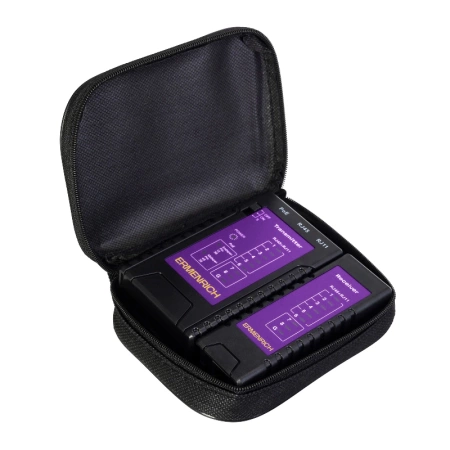 Кабельный тестер Ermenrich NetGeeks NP10, фиолетовый купить по низкой цене | МАКСПРОФИТ