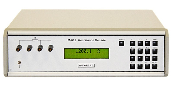 Программируемый декадный магазин сопротивлений Meatest M602 купить по низкой цене | МАКСПРОФИТ