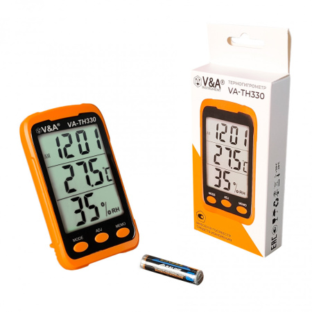 Термогигрометр VA-TH330 с поверкой купить по низкой цене | МАКСПРОФИТ
