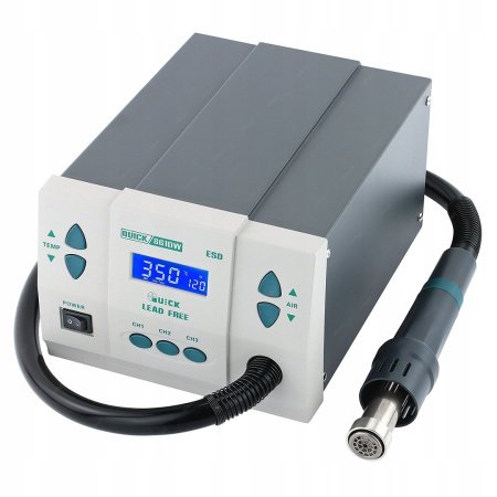 Паяльная станция термовоздушная Quick 861DW ESD Lead Free купить по низкой цене | МАКСПРОФИТ