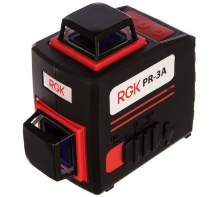 Лазерный построитель плоскостей RGK PR-3A купить по низкой цене | МАКСПРОФИТ