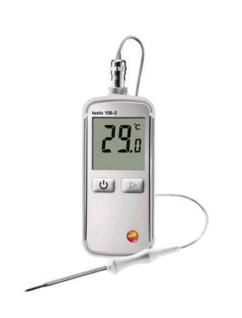 testo 108-2 - Водонепроницаемый термометр с возможностью подключения зондов т/п Тип Т и К купить по низкой цене | МАКСПРОФИТ