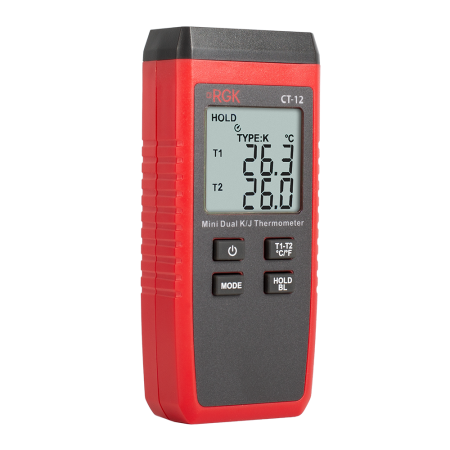 Термометр RGK CT-12 с погружным зондом температуры TR-10W и поверхностным зондом TR-10S купить по низкой цене | МАКСПРОФИТ